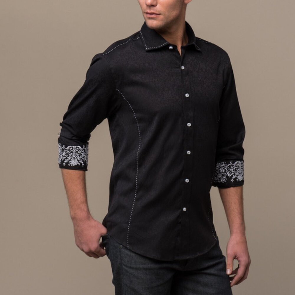 Zagiri Comfortably Numb Button Down Sports Shirt